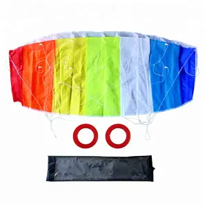 Double Line inflatable Kite rainbow kite