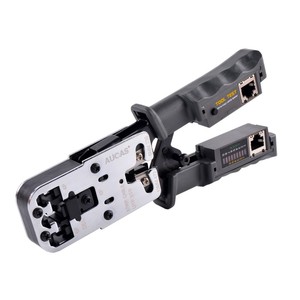 Usine 4 en 1 outil <span class=keywords><strong>de</strong></span> sertissage multifonction dénudeur <span class=keywords><strong>de</strong></span> câble RJ45 câble coupe câble testeur prise dénudeur - Product Image 1