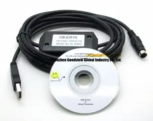 ميتسوبيشي plc كابل usb SC09-FX melsec SC-09 USB-FX