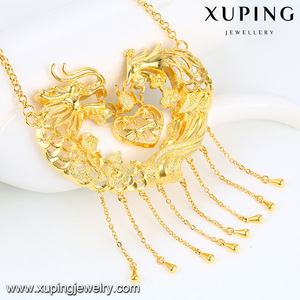 Joyería Xuping al por Mayor, Juego de Joyería de Lujo Vintage con Dragón, Regalo para Bodas Chinas, Chapado en Oro - Product Image 4