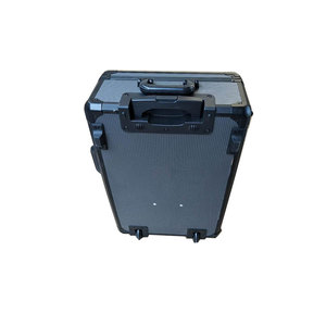 Vetrina Espositiva Personalizzata Antiurto con Telaio in Lega di Alluminio, Pannello Ignifugo Nero e Ruote Trasparenti OEM/ODM - Product Image 2