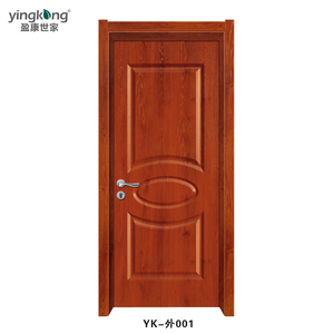 Puertas de PVC de Fábrica China, Puerta de WPC con Marco de Puerta de WPC de 200 mm para el Mercado de Irak/Dubái/Medio Oriente - Product Image 6