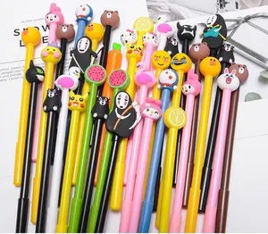 참신 Muti 색깔 및 각종 모양 만화 3D 중립 펜 학생 문구용품 플라스틱 볼펜