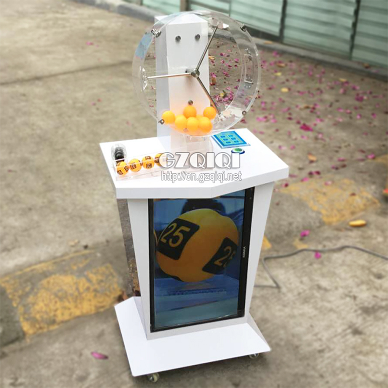 Горячая Распродажа, механическая машина для смешивания лотерейных мячей, азартная машина с экраном