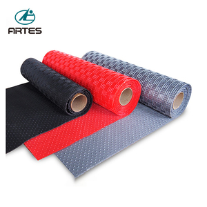 Tapis de sol de voiture antidérapant en PVC, imprimé personnalisé, <span class=keywords><strong>4</strong></span> pièces, universel, vente en gros - Product Image 6