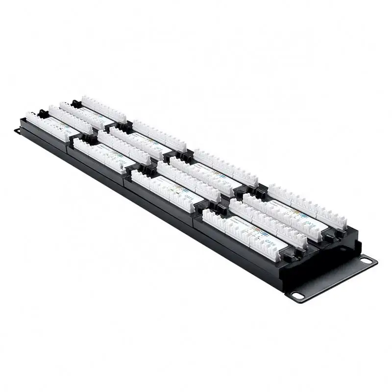 Hiệu Suất tốt Không Được Che Chở UTP RJ45 Mèo 6 Patch Panel 48 Cổng