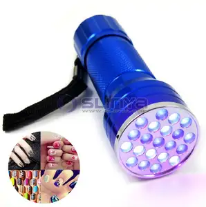 Lampe Portable pour faire sécher le vernis à ongles, sèche-ongles UV Portable, lampe de poche à 21 LED