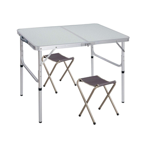 <span class=keywords><strong>Table</strong></span> de <span class=keywords><strong>pique</strong></span>-<span class=keywords><strong>nique</strong></span> pliable en MDF avec 2 chaises, portable pour l'extérieur - Product Image 1