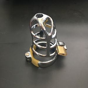 Serrure de chasteté en acier inoxydable alliage anneau de verrouillage du pénis métal respirant type prix d'usine est bon marché et la qualité est de bons jouets sexuels - Product Image 4
