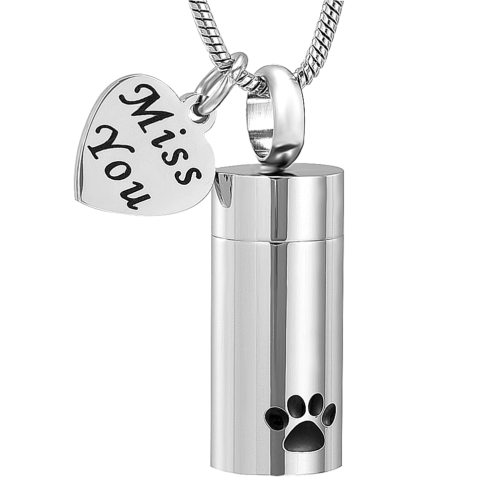 stainless steel paw print jewelry