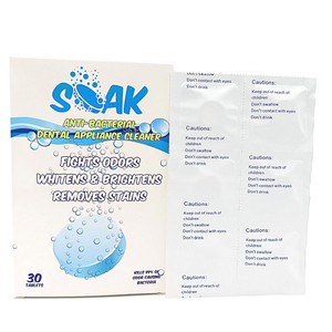Vente en gros de bonne qualité OEM Nettoyant pour prothèses dentaires Retenue Comprimés de nettoyage dentaires effervescents - Product Image 4