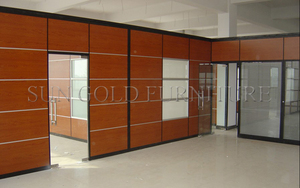 ผนังกั้นสำนักงานกันเสียง ผนังกั้นสำนักงานไม้ (SZ-WS035) - Product Image 4