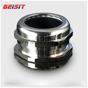 Pressacavo EMC in Acciaio Inox IP68, Ottone Nichelato con <span class=keywords><strong>Molla</strong></span> Schermante 94 V-0 / V-2 E360400 M1207BR-EMC-S BEISIT CN;ZHE - Product Image 5