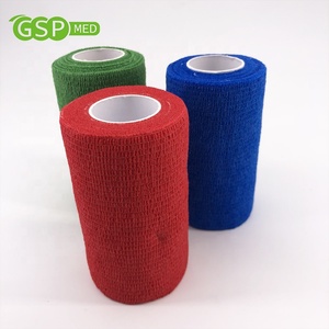وشى أفضل بيع بالجملة غير المنسوجة لينة القطن لفة شريط مرن ضمادة متماسكة - Product Image 3