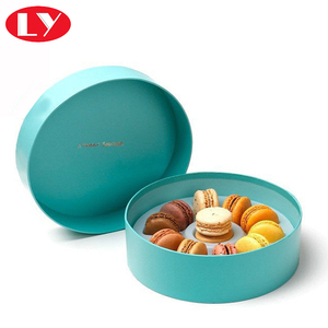 Tùy Chỉnh Thanh Lịch Vòng Các Tông Donut Macarons Hộp Với Chèn - Product Image 3