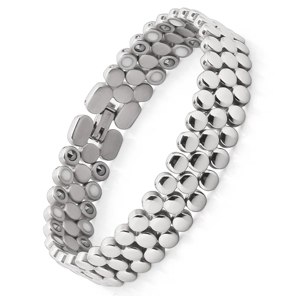 Men Women Bio Magnetic Titanium Germanium Charm Bracelet