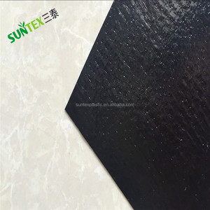 Negro 0,5mm 0,7mm tejida gran pieza de estanque de peces de material impermeable de la Geomembrana - Product Image 1