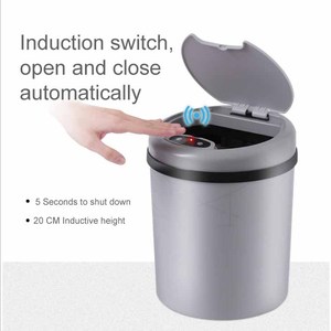 Haogle nuovo Design <span class=keywords><strong>Mini</strong></span> Home Office bagno High-tech cestini di carta straccia plastica a infrarossi per la raccolta dei rifiuti - Product Image 3