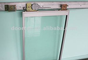 Doortec 세미 자동 슬라이딩 도어 메커니즘 더블 오픈