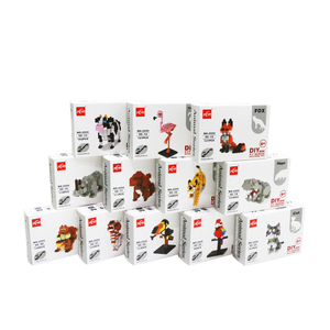 YIRUN प्लास्टिक निर्माण ब्लॉकों सुरक्षित 3d diy निर्माण खिलौने nanoblocks शैक्षिक खिलौने बच्चों के लिए