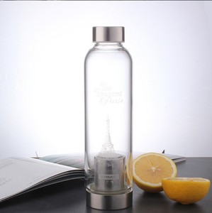 450 ml Main Filtre Thé <span class=keywords><strong>Pot</strong></span> Théière En Verre Pour Faire Bouillir L'eau Avec Couvercle En Acier Inoxydable Infuser - Product Image 4