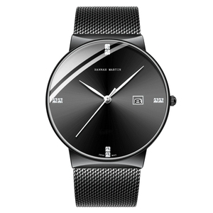 Orologio da Uomo Hannah Martin <span class=keywords><strong>901</strong></span>, Orologio al Quarzo di Lusso con Calendario, Cinturino in Acciaio Inossidabile, Impermeabile - Product Image 4