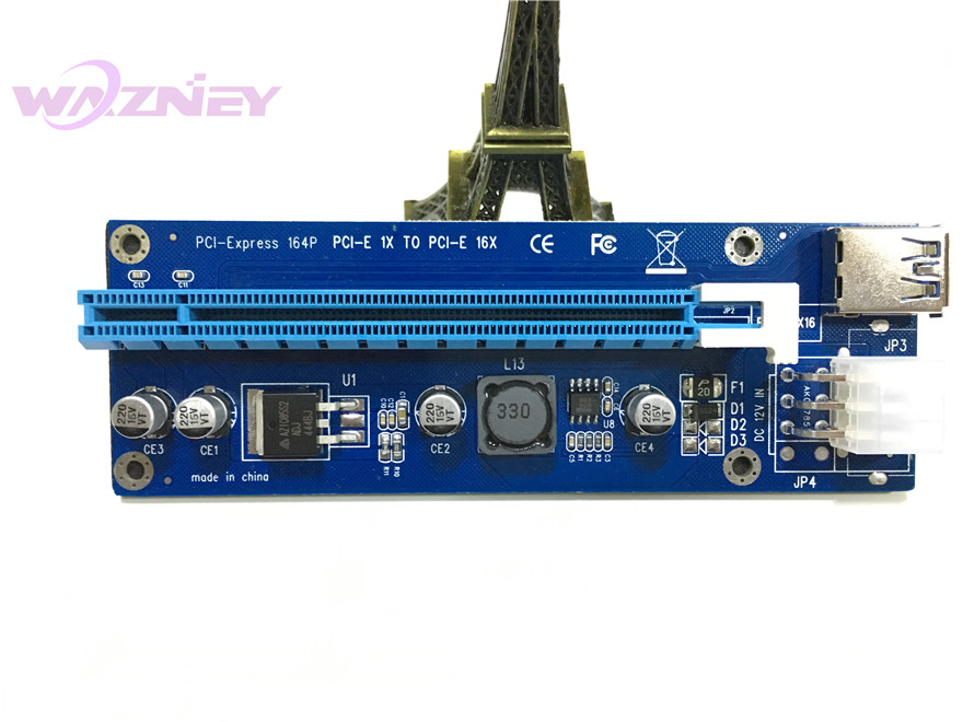 6枚セット PCI-E 1X 16X ライザーカード 009s Amazon.co.jp: サイバーワールド ライザーカード 【Ver.009S