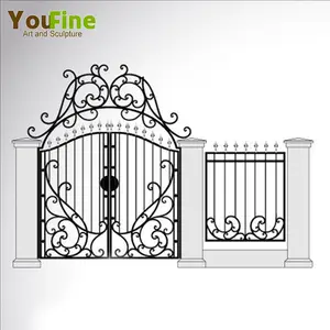 Buy metal gate wrought iron gate from China