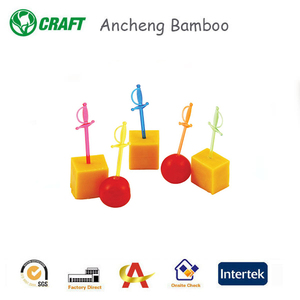Cóctel desechables Kit de mezcla agitadores <span class=keywords><strong>bar</strong></span> herramientas picos de plástico para frutas - Product Image 2