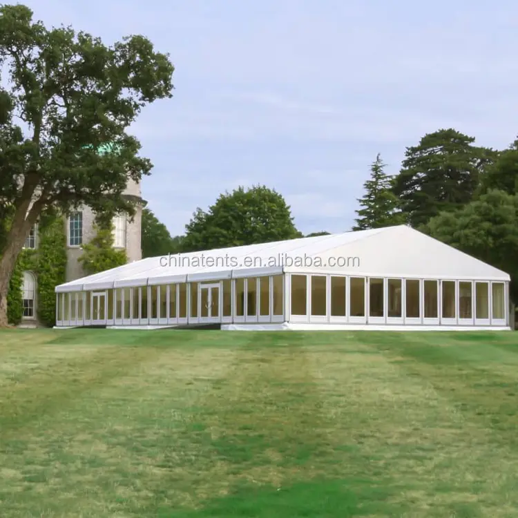 1000 Seaters 30x50m Heavy Duty China Glass Marquee For Event Party