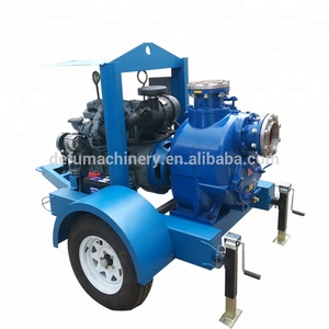 <span class=keywords><strong>Pompe</strong></span> à eau diesel <span class=keywords><strong>auto</strong></span>-amorçante pour l'irrigation agricole, source d'alimentation moteur diesel avec remorque incluse - Product Image 4