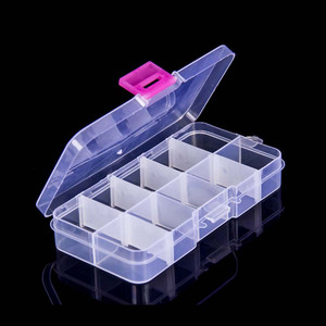 10 Slots Adjustable Pill Medicine <strong>Box</strong> Holder Storage Organizer Plastic Container Case Portable <strong>Drop</strong> <strong>Box</strong> - Product Image 2