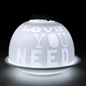Trang Trí Góc Candle Holder, Dome Shaped Sứ Tea Light Candle Holder - Product Image 5