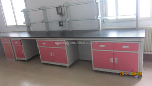 Okul için kullanılan mobilya çelik tıbbi diş laboratuvarı saklama çalışma tezgahı satış - Product Image 3
