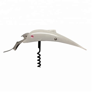 Sacacorchos elegante del abrebotellas del vino del delfín ABS 100% hecho en China último Logotipo de encargo abridores promocionales vendedores calientes - Product Image 4