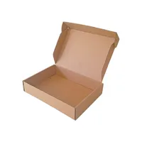Индивидуальная перерабатываемая Гофрированная коробка из крафт-бумаги, оригинальная упаковочная коробка из крафт-бумаги