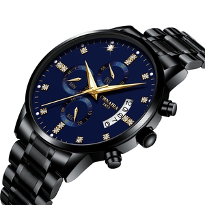 CRNAIRA relojes para hombre marca de lujo <span class=keywords><strong>reloj</strong></span> de los hombres de acero inoxidable cuarzo relojes <span class=keywords><strong>reloj</strong></span> masculino - Product Image 1