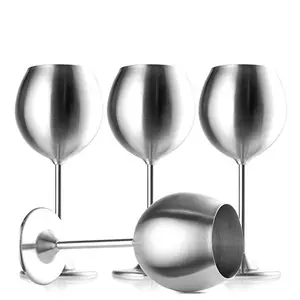 12OZ נירוסטה נבע גביע יין משקפיים מחוסמת שמפניה בירה נירוסטה כוס