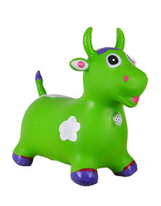 Bán Chạy Nhất PVC Nhảy Động Vật Bò Đồ Chơi Cho Trẻ Em Bouncy Nhựa Horse