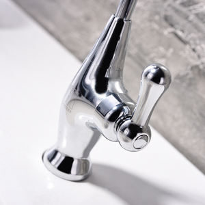 Rubinetto da <span class=keywords><strong>Cucina</strong></span> HIDEEP Moderno Monocomando Monoforo in Ottone con Finitura Cromata, Montaggio su Piano, <span class=keywords><strong>per</strong></span> Acqua Potabile - Product Image 4