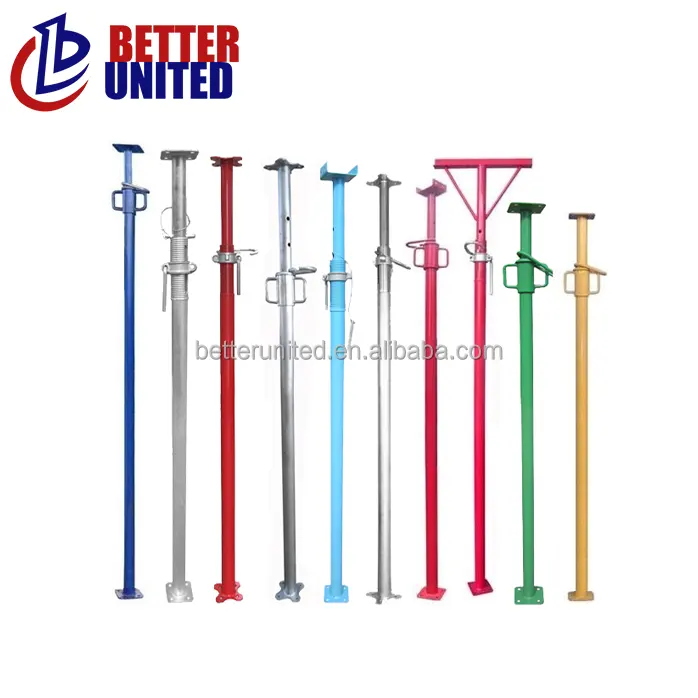 Painted adjustable scaffolding steel shoring props,scaffold props