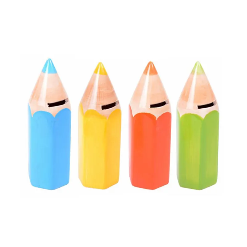 Unique Colored pencils money boxes wholesale