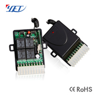 Interrupteur émetteur récepteur relais sans fil universel, contrôlable à distance par RF, 433/433 Mhz, DC 12V, 4CH