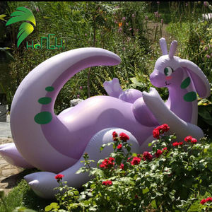 Dragon gonflable <span class=keywords><strong>Goodra</strong></span> violet populaire avec des taches vertes/SPH à vendre - Product Image 1