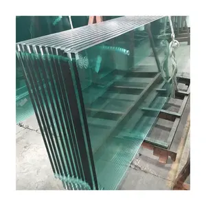 China強化強化建物ESGガラス工場価格クリア10ミリメートル12ミリメートルカスタムサイズ建物のガラス