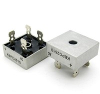 KBPC5010 puente rectificador pila KBPC3510/2510/5010 cuadrado puente fase única pie plano cuadrado 50A1000V