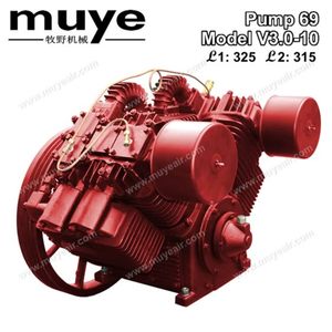 30hp Sắt bơm Mạnh đường kính Xi Lanh 155*2 + 65*2 piston máy nén khí đầu - Product Image 2
