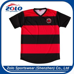 2017 New style club oversized heat hip hop striped soccer shirt - Product Image 3