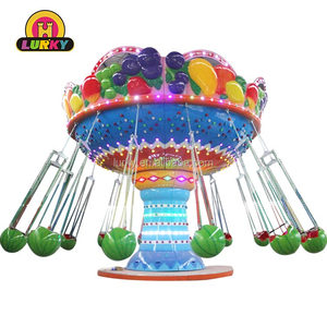 Venta de la fábrica directamente Venta caliente goog calidad niños <span class=keywords><strong>y</strong></span> adultos Parque de Atracciones equipo sandía silla volar - Product Image 1