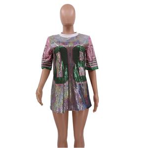 sequin jersey dress wholesale